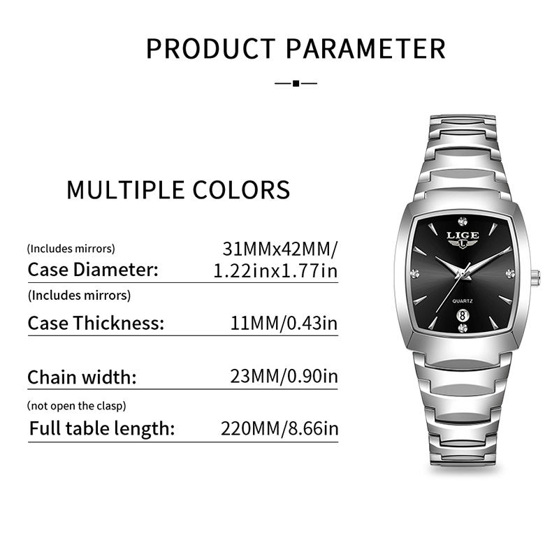 LIGE Watch women Business Luxu - Ladies Fashion Watch 评论和价格