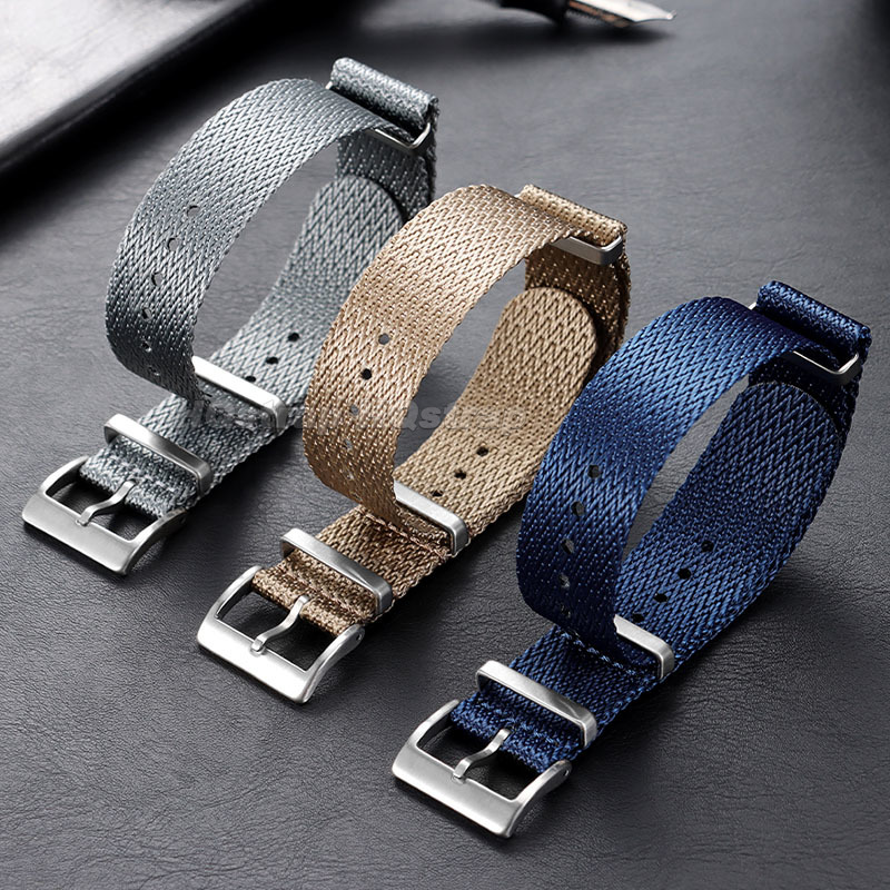 Canvas Nylon Watch Band 18mm 2 - Omega Watches Smartwatch 评论和价格