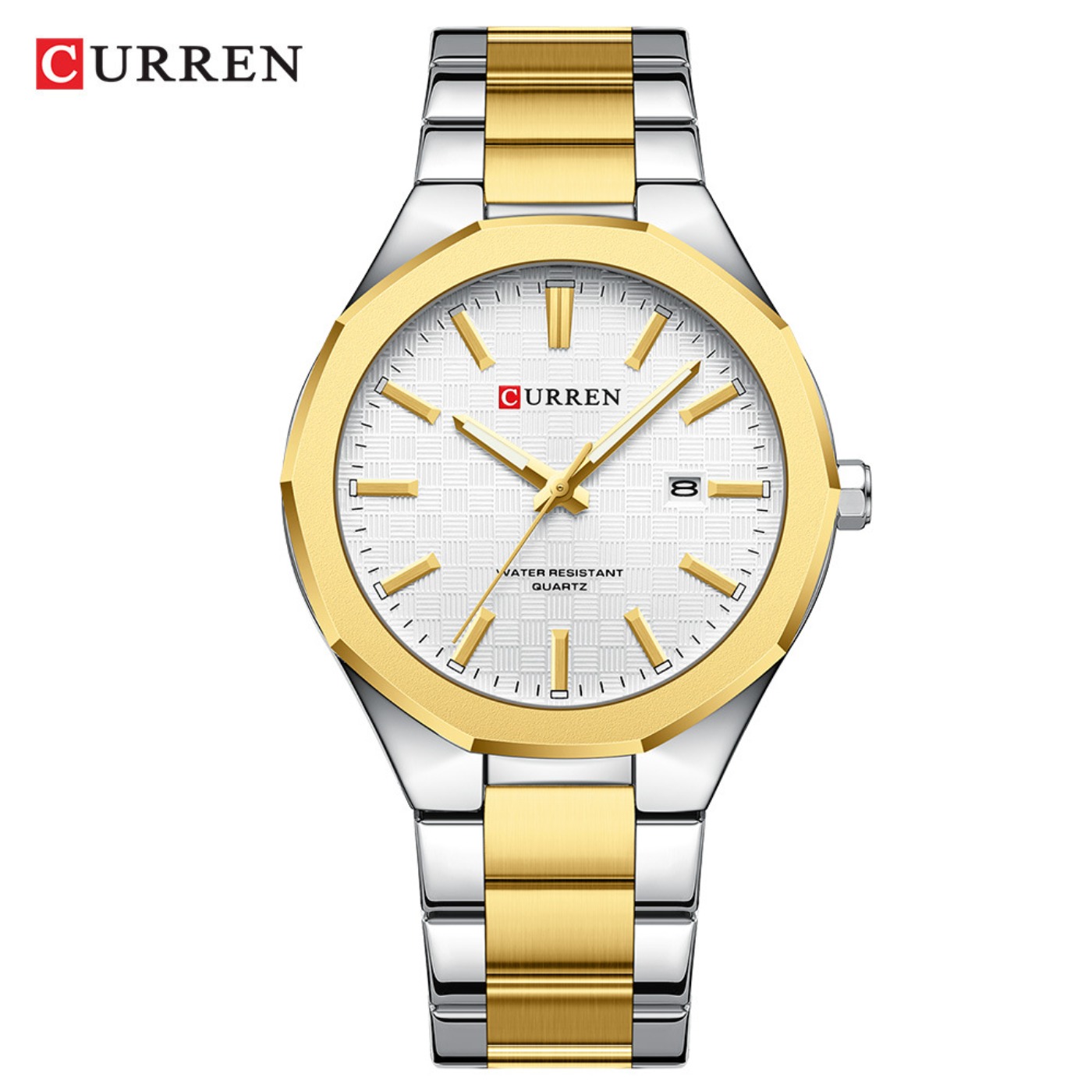 CURREN Men's Simple Black Dial - Analog Quartz Watch 评论和价格