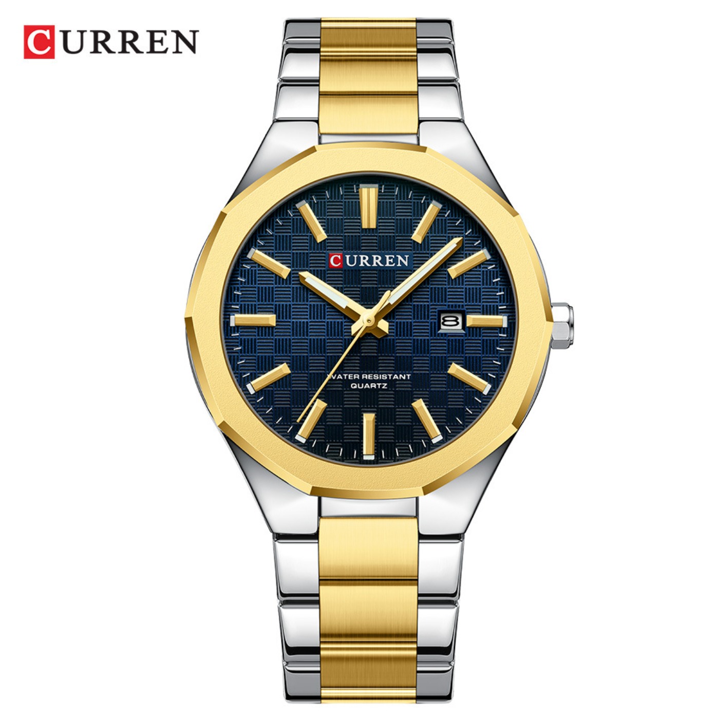 CURREN Men's Simple Black Dial - Analog Quartz Watch 评论和价格
