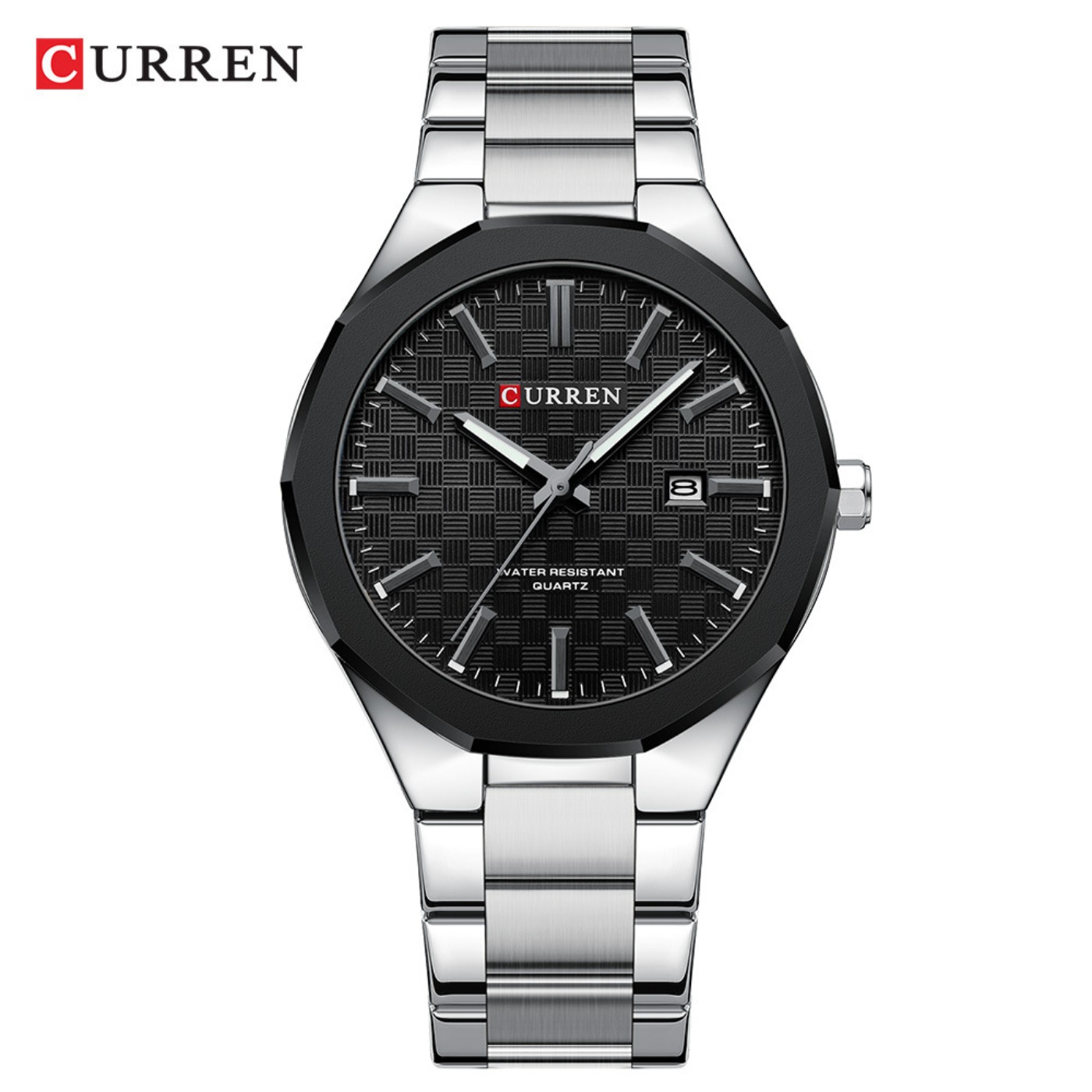 CURREN Men's Simple Black Dial - Analog Quartz Watch 评论和价格