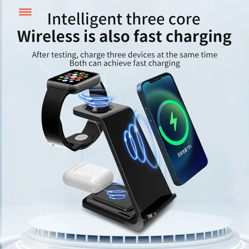 30W 3 In 1 Wireless Charger  S - Watch Xs8 评论和价格