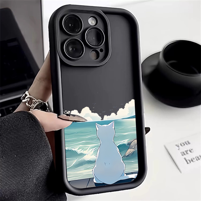 Cute Cat Watching the Sea Phon - Watch Xs8 评论和价格