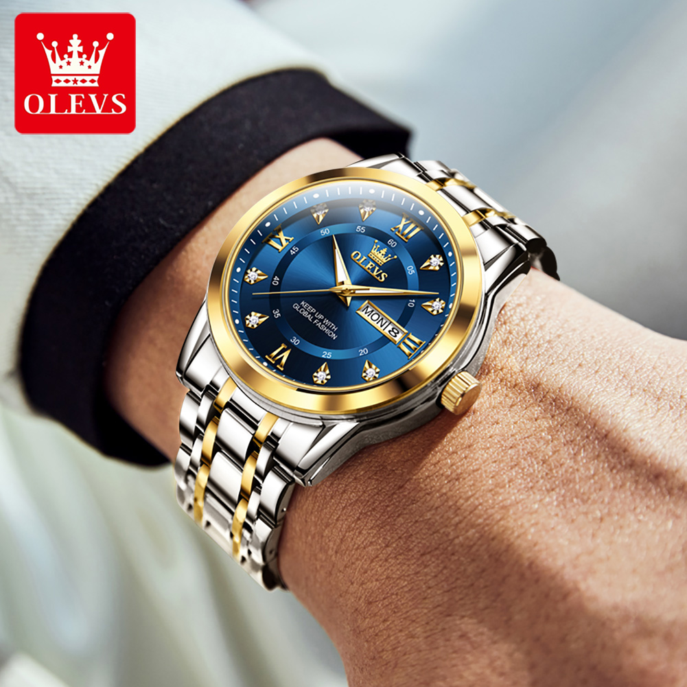 OLEVS Brand Fashion men's watc - Analog Quartz Watch 评论和价格