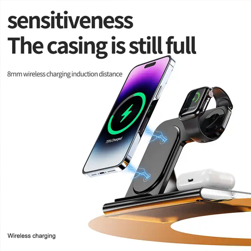 3 In 1 Wireless Charger For iP - Watch Xs8 评论和价格