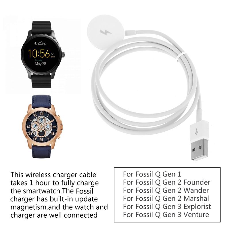 USB Watch Charger Adapter Smar - Fossil Watches Smartwatch Charger 评论和价格