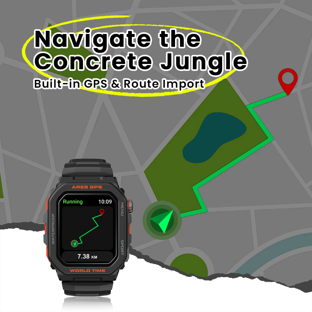 New Zeblaze Ares GPS Smart Wat - Watch Iwo 评论和价格