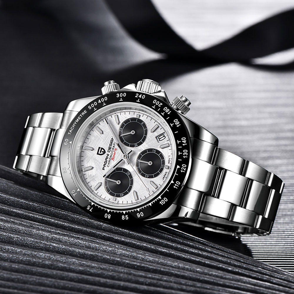 PAGANI DESIGN 40mm New VK63 Ch - Anti-Magnetic Watch 评论和价格