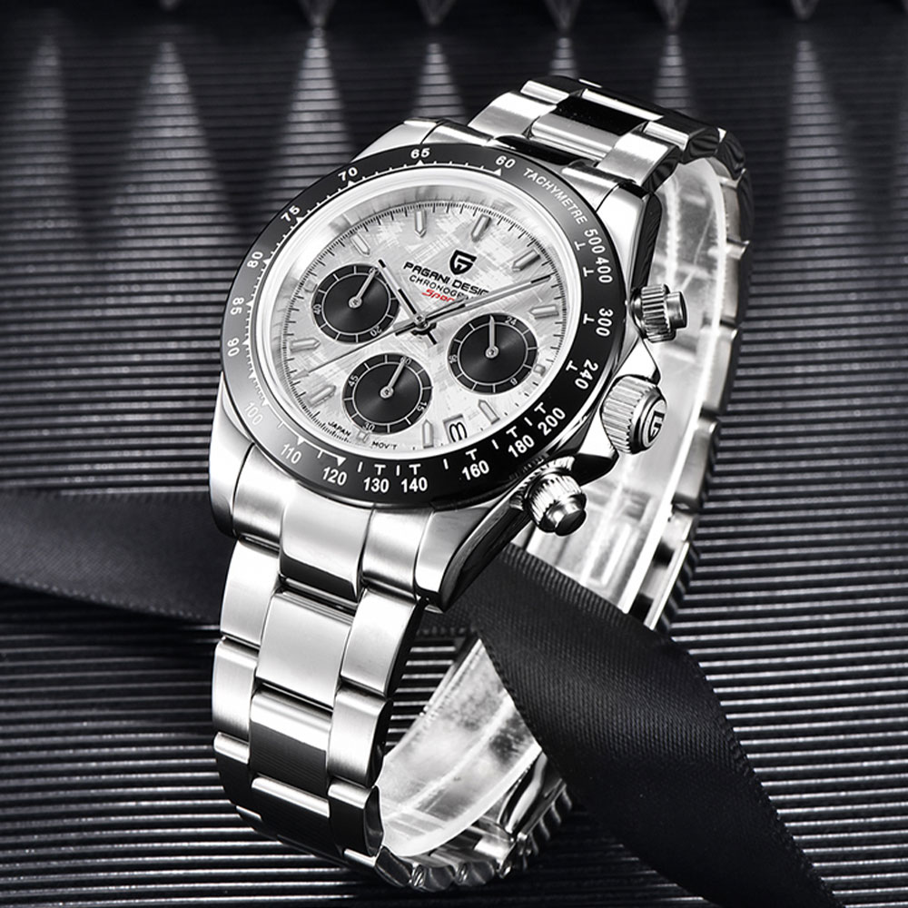 PAGANI DESIGN 40mm New VK63 Ch - Anti-Magnetic Watch 评论和价格