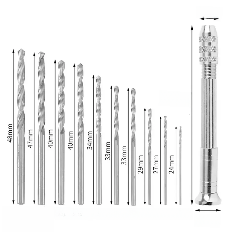 0.8-3.0mm Mini Hand Drill Wood - Watches Original 评论和价格