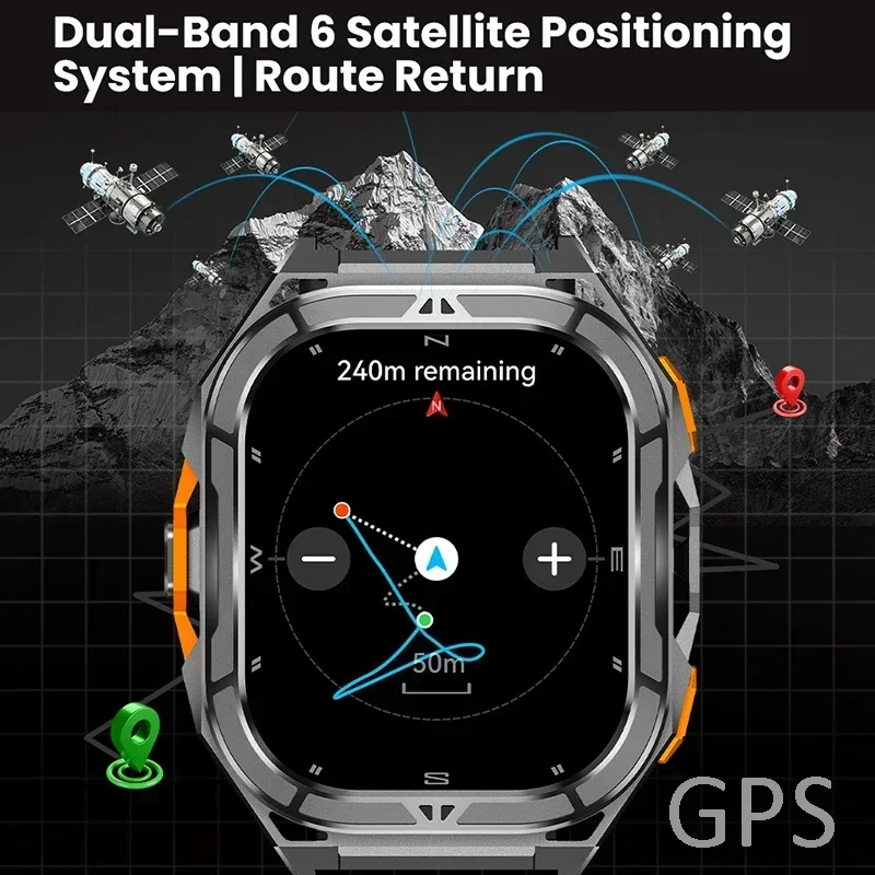 Luxury AMOLED Smartwatch Real  - Smartwatch Health Watches 评论和价格