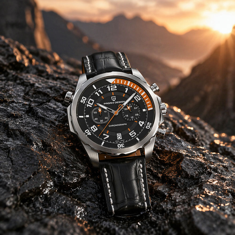 PAGANI DESIGN Classic Leather  - Anti-Magnetic Watch 评论和价格