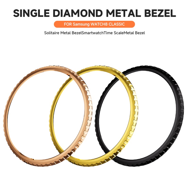 Metal Bezel Cover for Samsung  - Smartwatch Ring Watches 评论和价格