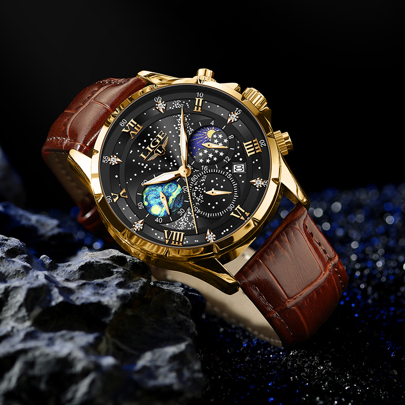 LIGE 2026 Top Luxury Brand Men - Smartwatch Army Watches For Men 评论和价格