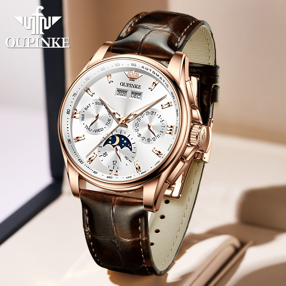 OUPINKE Men's Watches Casual T - Anti-Magnetic Watch 评论和价格