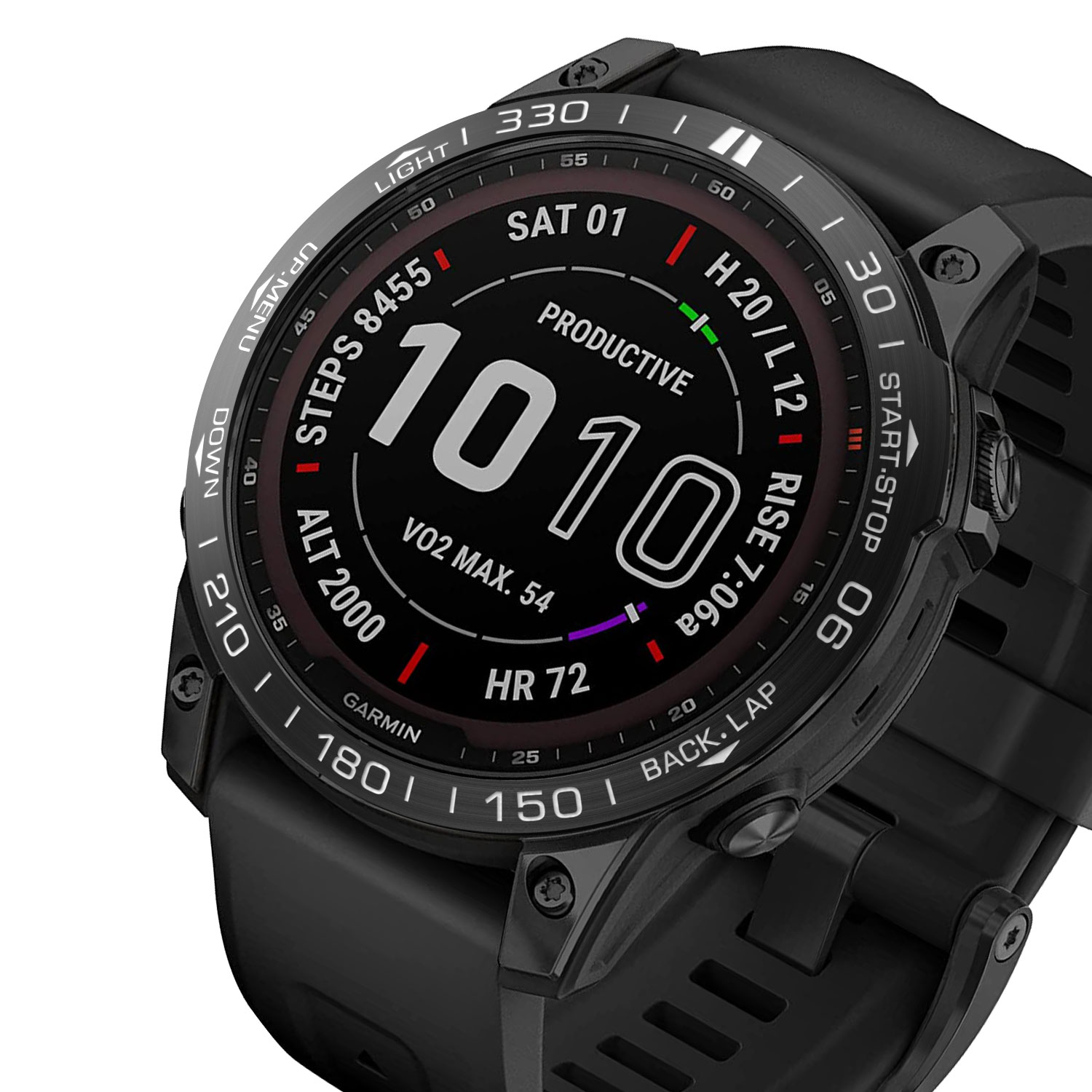 Metal Styling Bezel for Garmin - Smartwatch Ring Watches 评论和价格