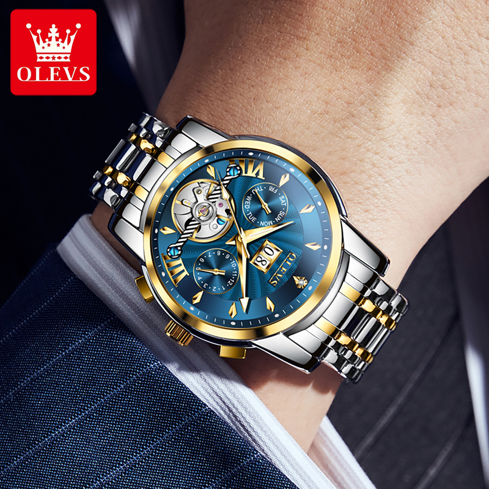OLEVS Men Watches Luxury Fashi - Anti-Magnetic Watch 评论和价格