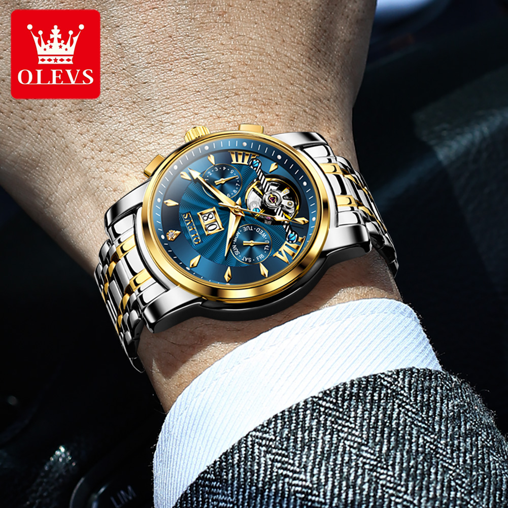 OLEVS Men Watches Luxury Fashi - Anti-Magnetic Watch 评论和价格