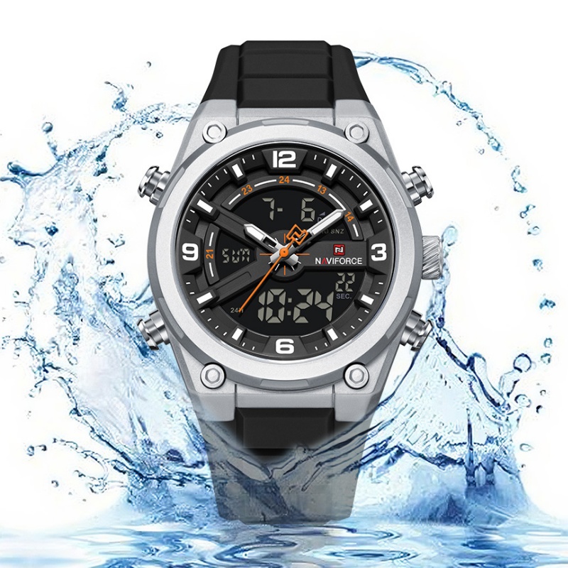 NAVIFORCE Men's Watch Dual Dis - Analog Quartz Watch 评论和价格