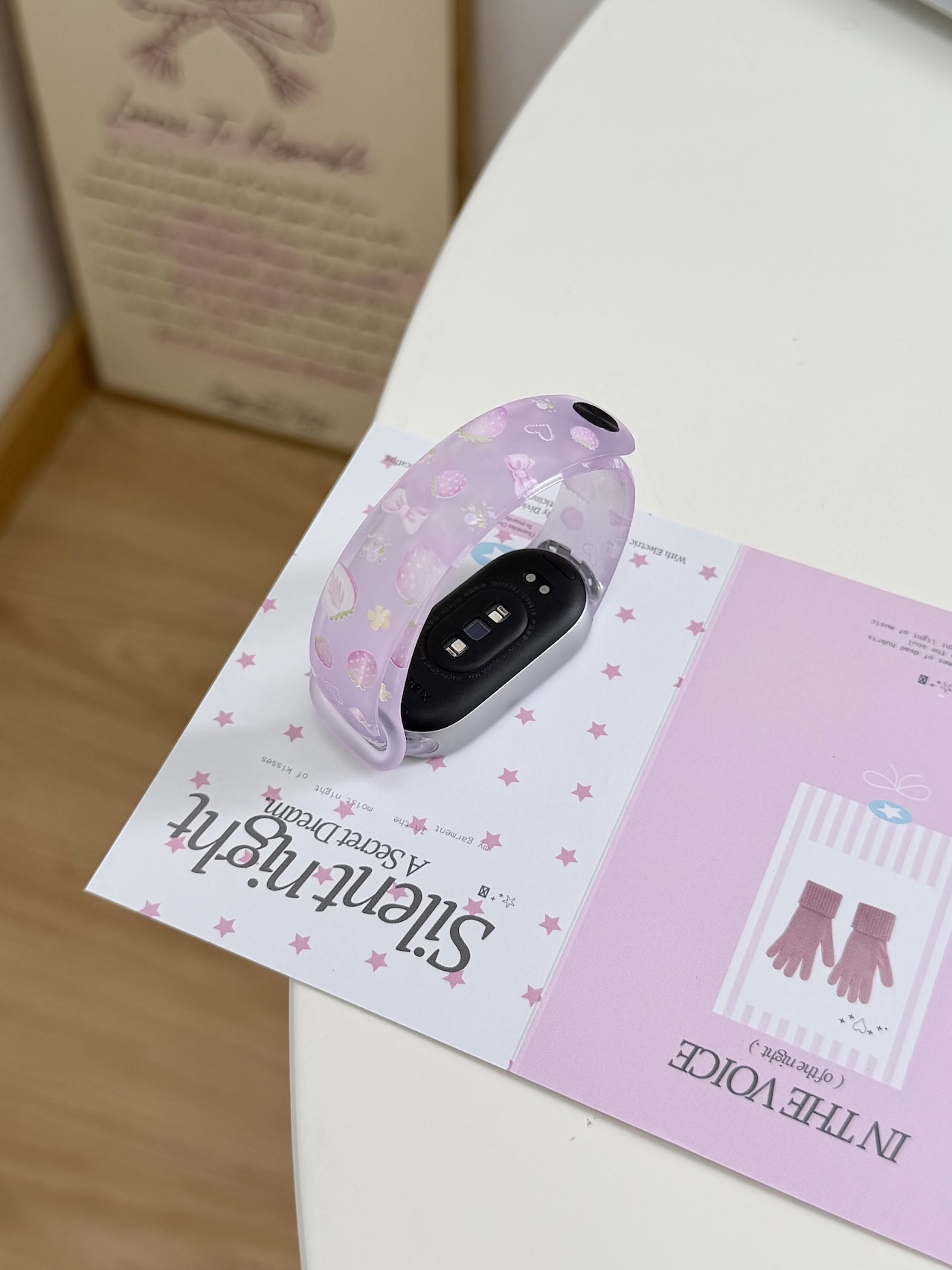 Super Cute Strawberry Bow Prin - Watch Smartwatch Android 评论和价格
