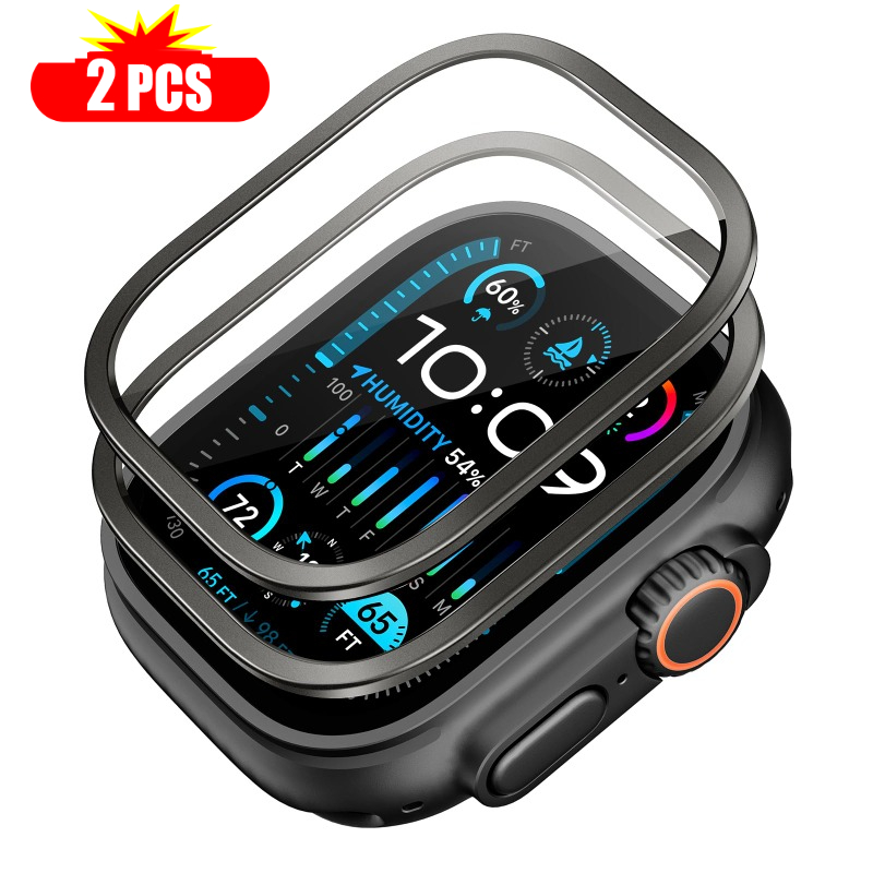 2pcs Tempered Glass for Apple  - Smartwatch Watches For Mens 评论和价格