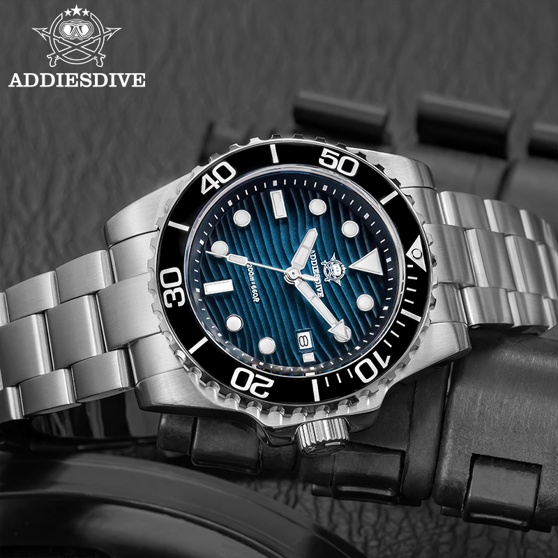 ADDIESDIVE Men's 2115 Quartz W - Analog Quartz Watch 评论和价格