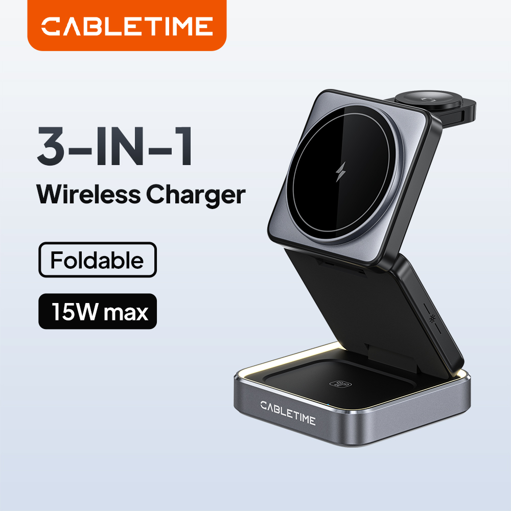 CABLETIME Foldable Magnetic 3  - Smartwatch Watches Compatible With Iphone 评论和价格